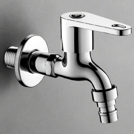 Toplight Bathroom Faucet Chrome Wall Bibcock Tap - Z-1002