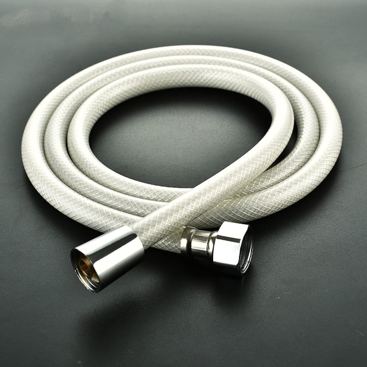 Toplight Bathroom Accessories PVC Flexible Silver Shower Hose 1.5m - L01006LSG