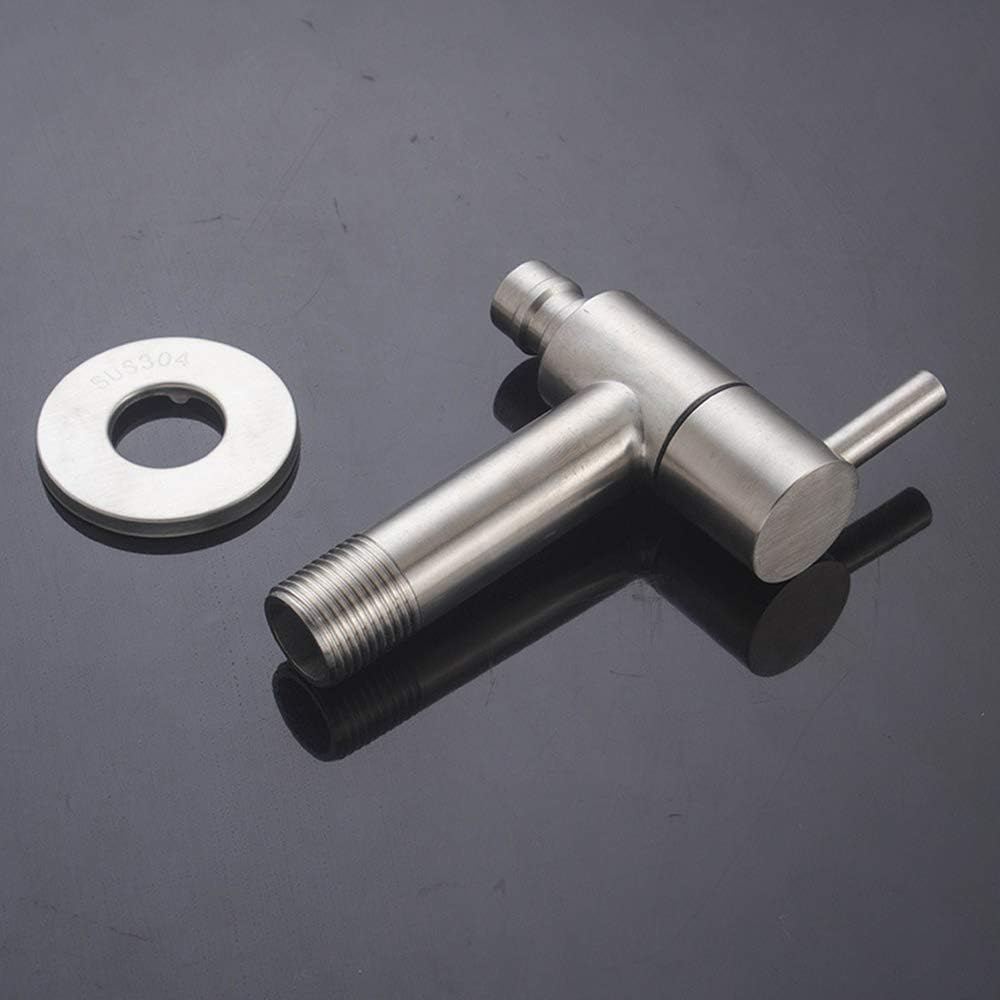 Toplight Bathroom Faucet Stainless Steel Cold Water Angle Valve Adapter Connector Faucet - S02004BN