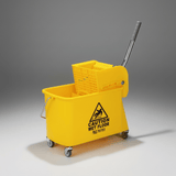 Topmop Cleaning Tools & Accessories Topmop 20L Single-Bucket Mop Trolley with Down-Press Wringer - B-038