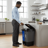 Topmop Cleaning Tools & Accessories Topmop 45L Hands-Free Pedal Dustbin - B-151-45F