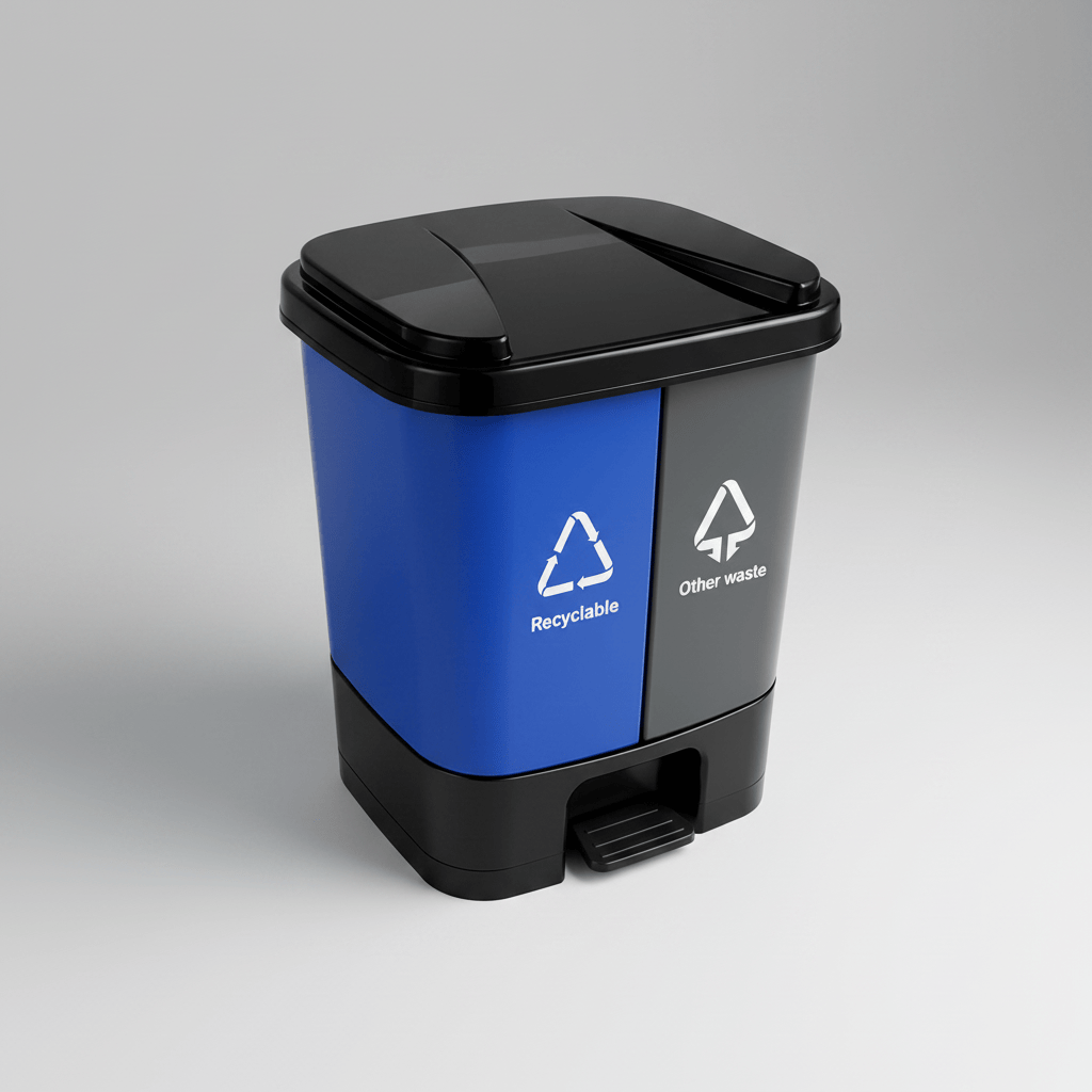 Topmop Cleaning Tools & Accessories Topmop 45L Hands-Free Pedal Dustbin - B-151-45F