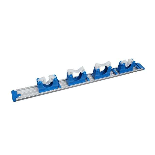 Topmop Cleaning Tools & Accessories Topmop 60cm Wall-Mounted Cleaning Tool Holder with Four Clips - C-047C