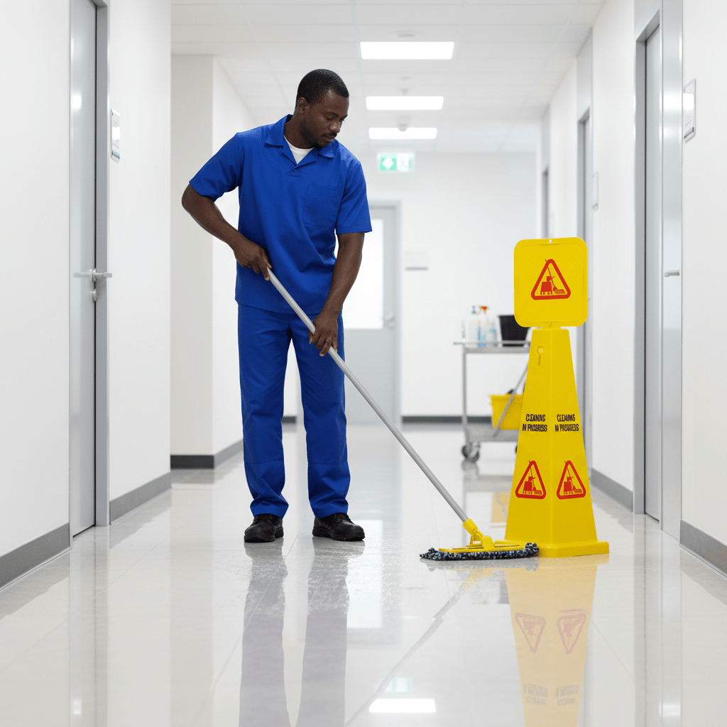Topmop Cleaning Tools & Accessories Topmop 92.4cm Cleaning in Progress Safety Cone - B-117