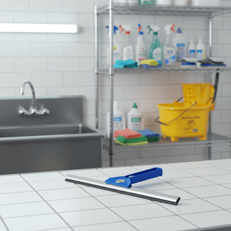 Topmop Cleaning Tools & Accessories Topmop Adjustable Aluminium Window Squeegee with Pivoting Head | 25cm - 45cm
