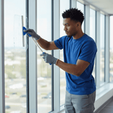 Topmop Cleaning Tools & Accessories Topmop Adjustable Aluminium Window Squeegee with Pivoting Head | 25cm - 45cm