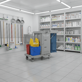 Topmop Cleaning Tools & Accessories Topmop High-Capacity Multi-Function Cleaning Cart with Wringer - YJ-07