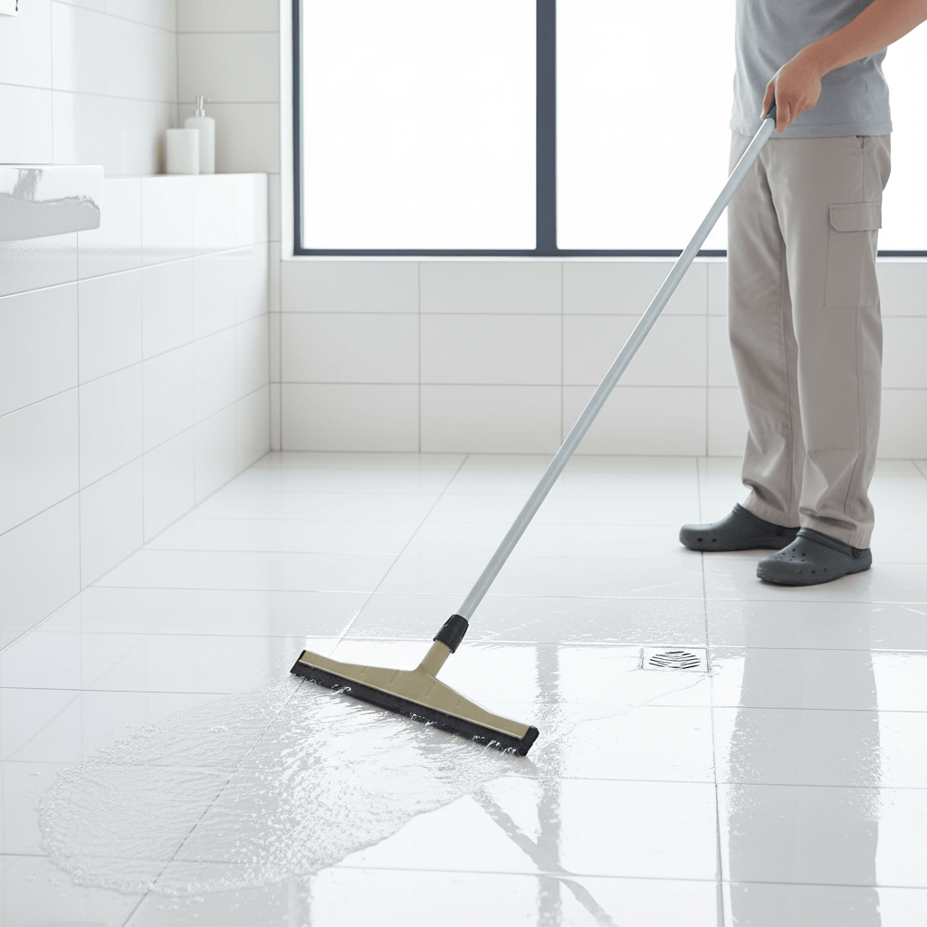 Topmop Cleaning Tools & Accessories Topmop Plastic Sponge Floor Squeegee with 1.25m Handle | 18" & 22"