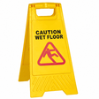 Topmop Cleaning Tools & Accessories Topmop PP Double-Sided Caution Wet Floor Sign Board - B-134