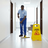 Topmop Cleaning Tools & Accessories Topmop PP Double-Sided Cleaning in Progress Sign Board - B-140