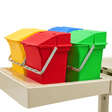 Topmop Cleaning Tools & Accessories Topmop Small Covered Bucket for YJ Series Cleaning Carts - YJ-B