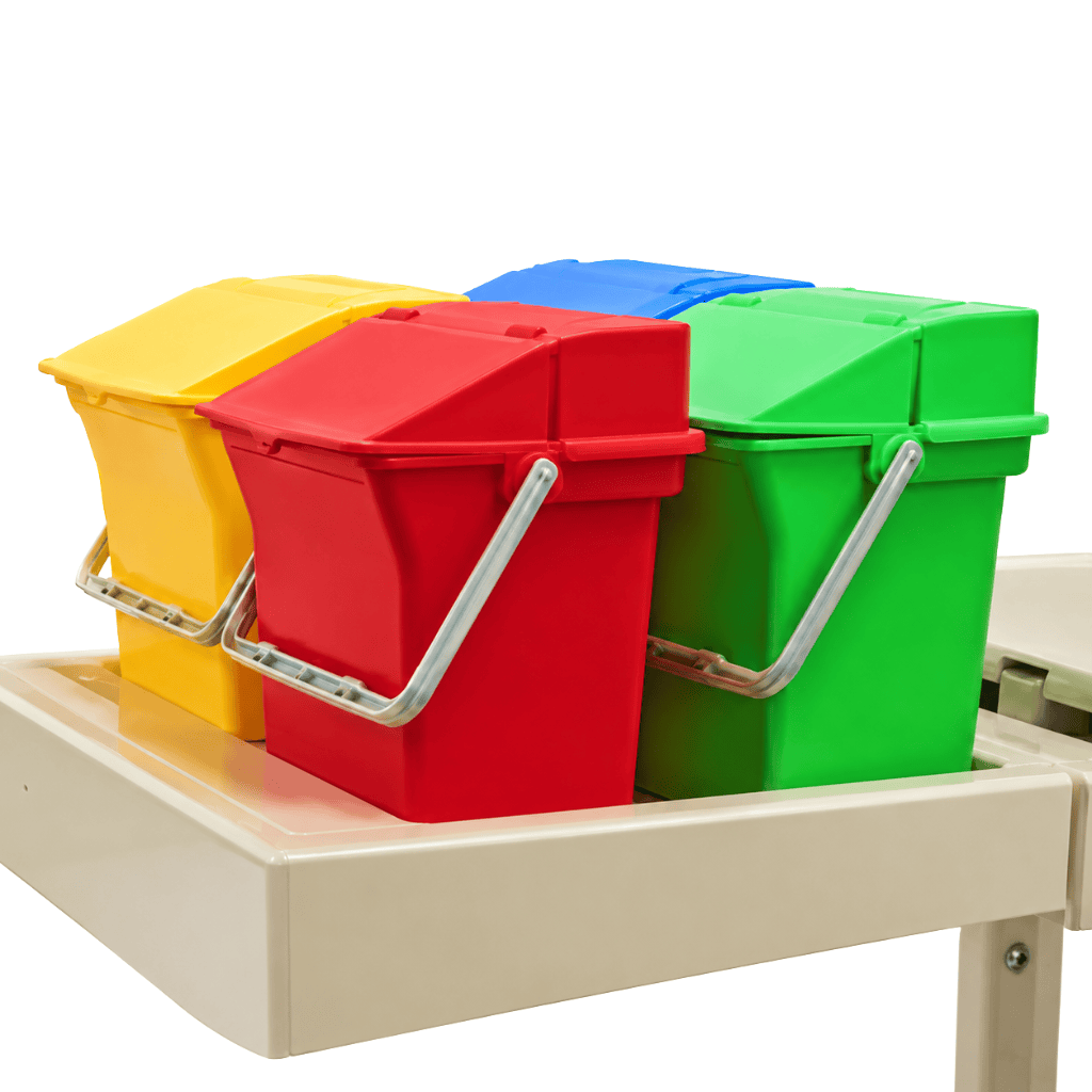 Topmop Cleaning Tools & Accessories Topmop Small Covered Bucket for YJ Series Cleaning Carts - YJ-B