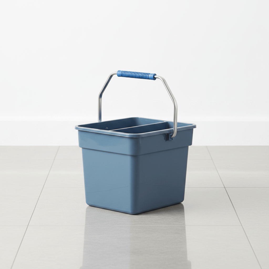 Topmop Cleaning Tools & Accessories Topmop Turquoise Two-Compartment Utility Pail - B-041