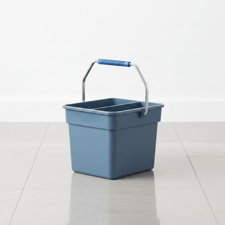 Topmop Cleaning Tools & Accessories Topmop Turquoise Two-Compartment Utility Pail - B-041