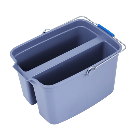 Topmop Cleaning Tools & Accessories Topmop Turquoise Two-Compartment Utility Pail - B-041