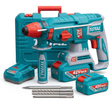 Total 42V rotary hammer kit on white