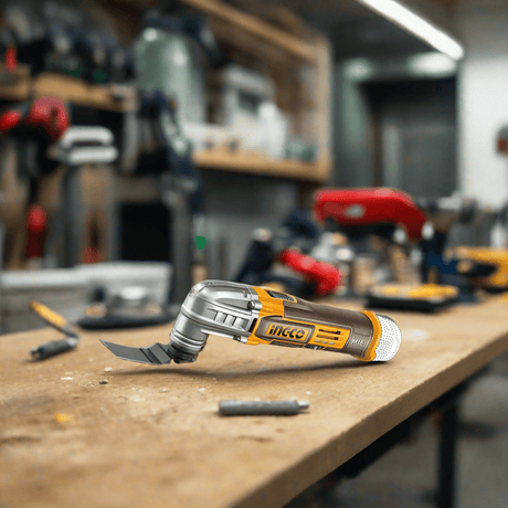 Total Rotary & Oscillating Tool Ingco 16V Lithium-Ion Cordless Multi-Tool - CMLI16222