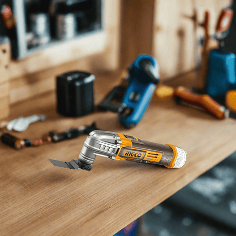 Total Rotary & Oscillating Tool Ingco 16V Lithium-Ion Cordless Multi-Tool - CMLI16222