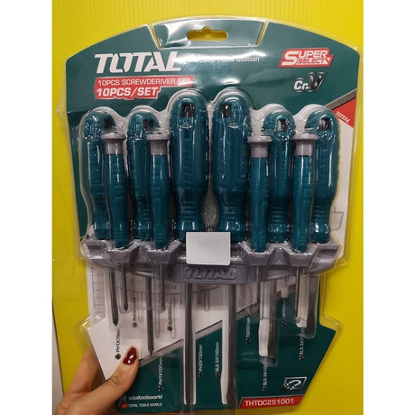 Total Screwdrivers Total 10 Pieces Screwdriver & Precision Screwdriver Set - THTDC251001