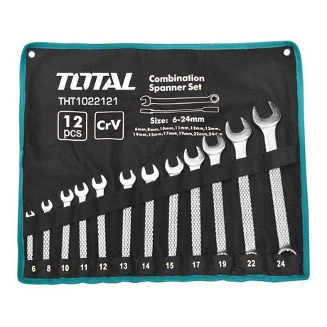 Total Wrenches Total 12 Pieces Combination Spanner Set 6-32mm - THT1022122