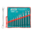 Total Wrenches Total 12 Pieces Offset Ring Spanner Set 6- 32mm - THT1024121