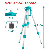 Total Level Total 1200mm Aluminium Tripod for Laser Levels - TLLT01152