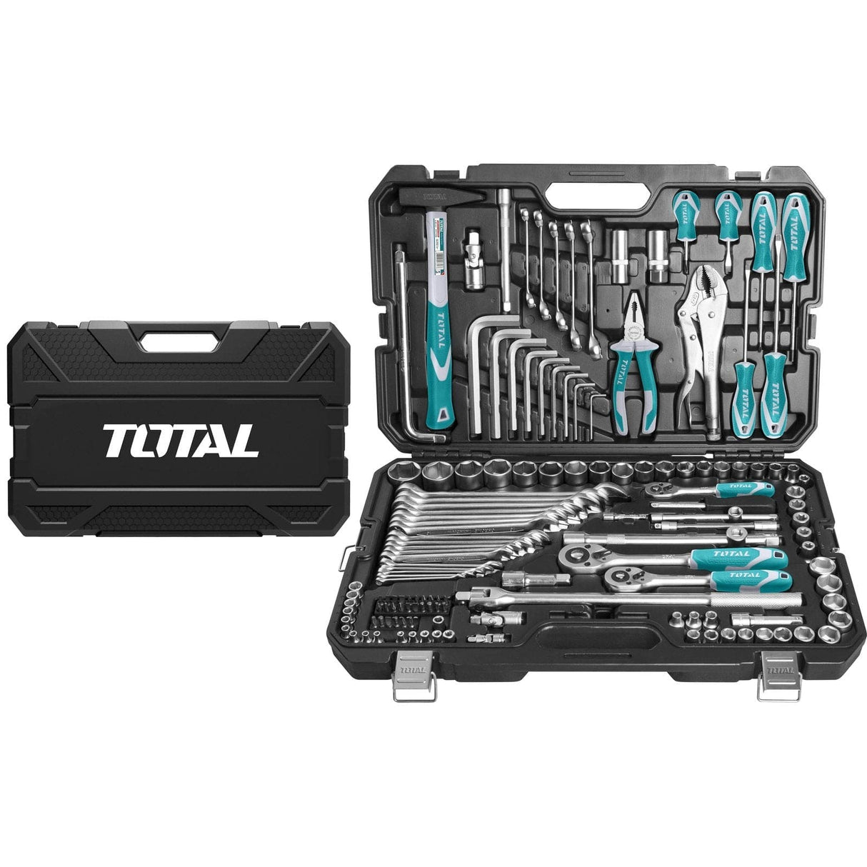 Total Tool Set Total 142 Pieces Combination Tool Set - THKTHP21426