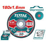Total Grinding & Cutting Wheels Total 180 x 1.6m Abrasive Metal Cutting disc  - TAC2161802