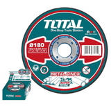 Total Grinding & Cutting Wheels Total 180 x 1.6m Abrasive Metal Cutting disc  - TAC2161802