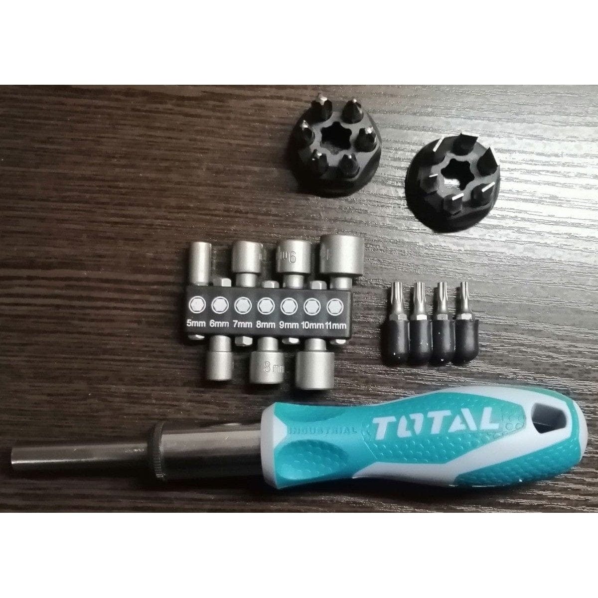 Total Screwdrivers Total 24 Pieces Ratchet Screwdriver Set - TACSD30246