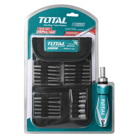 Total Screwdrivers Total 26 Pieces Ratchet Screwdriver Set - TACSD30266