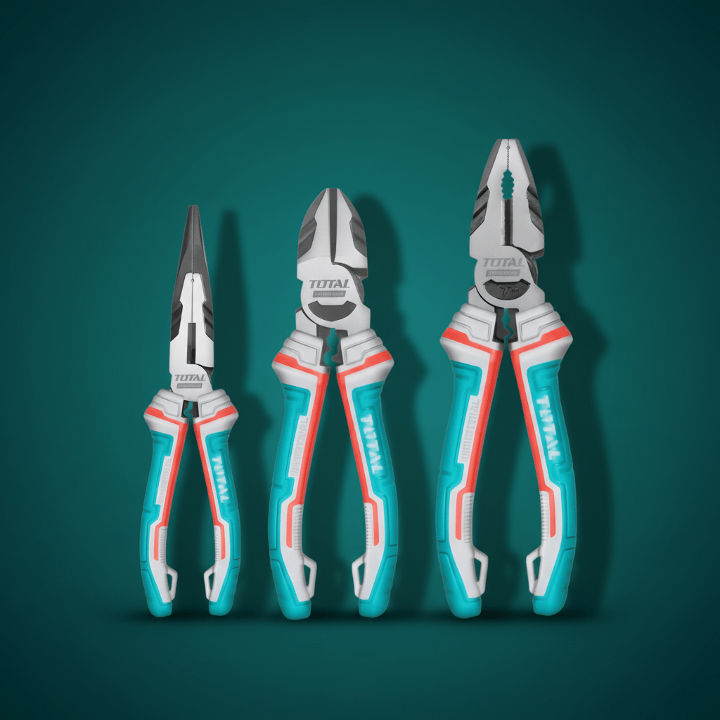 Total Pliers Total 3 Pieces High Leverage Plier Set - THT2K0301S