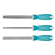 Total Chisels Files Planes & Punches Total 3 Pieces Wood File Set - THT918326