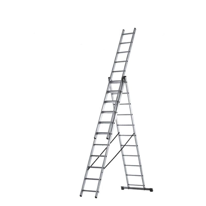 Total Ladder Total 3 Section Extension Ladder 3 x 9 - THLAD03391