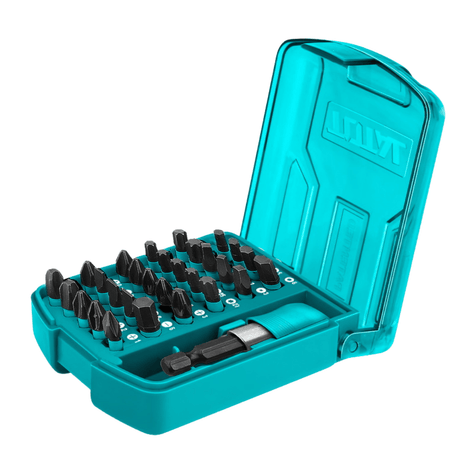 Total Screwdriver Bits Total 30 Pieces 25mm Impact Screwdriver Bits Set - TACSD18306