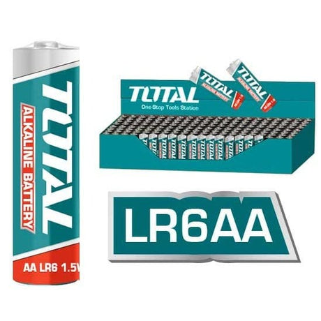 Total Batteries & Chargers Total 4 Pieces 1.5V LR6 AA Alkaline Battery - THAB2A01