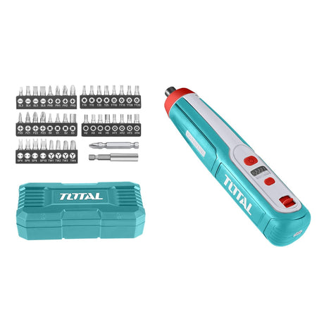 Total Powered Screwdriver Total 4V Li-ion Cordless Screwdriver - TSDLI0403