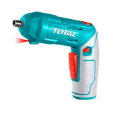 Total Powered Screwdriver Total 4V Li-ion Cordless Screwdriver - TSDLI0442