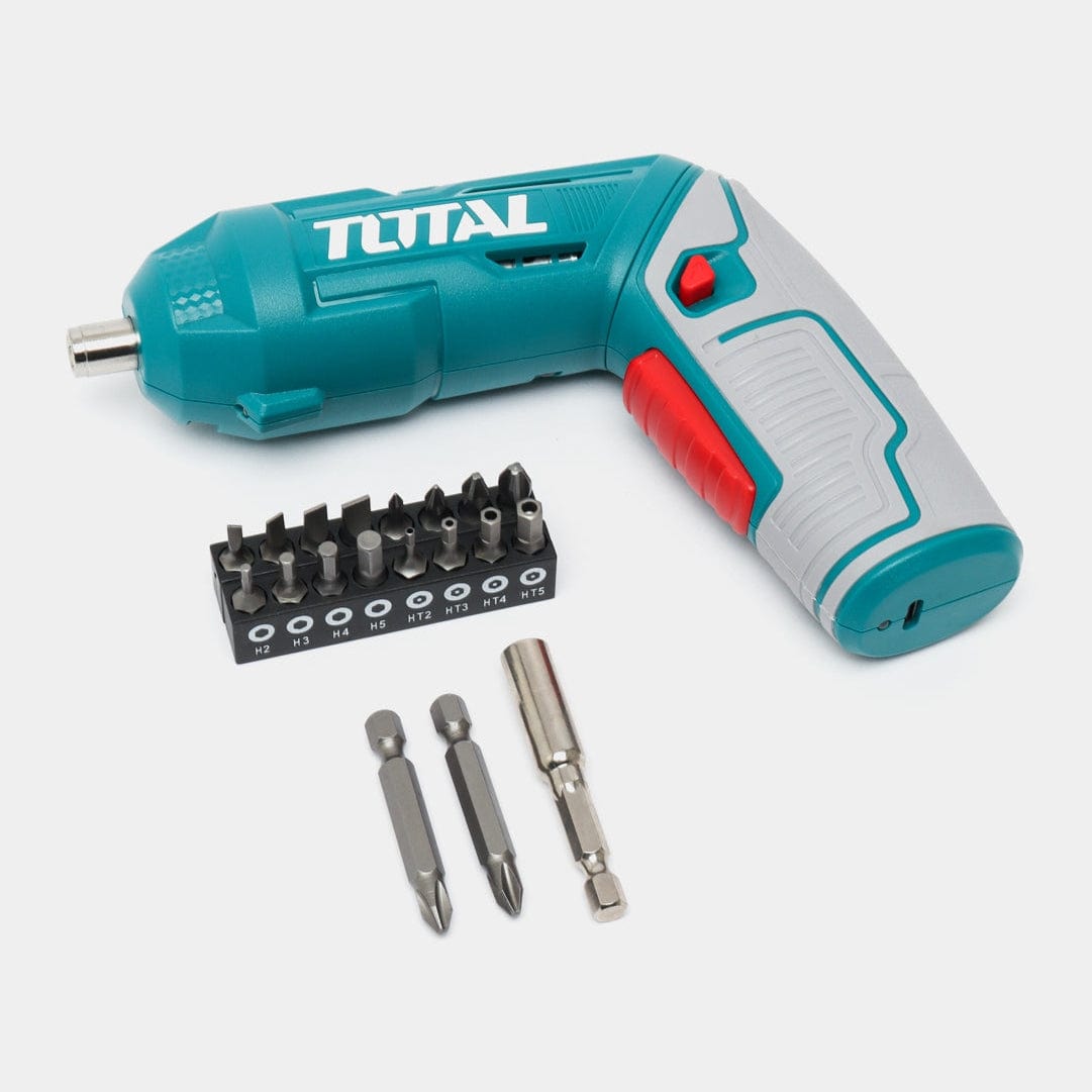 Total Powered Screwdriver Total 4V Li-ion Cordless Screwdriver - TSDLI0442