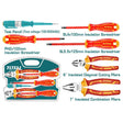 Total Screwdrivers Total 6 Pieces Insulated Hand Tools Set 1000V - THKIST3062