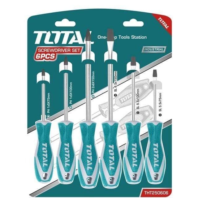 Total Screwdrivers Total 6 Pieces Screwdriver Set - THT250606