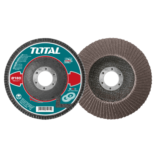 Total Grinding & Cutting Wheels Total 7" P60 Flap disc  - TAC631802