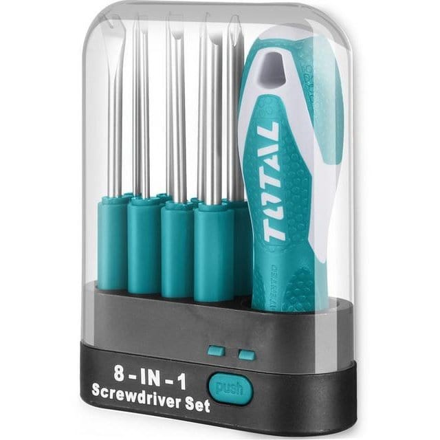 Total Screwdrivers Total 9 Pieces Interchangeable Screwdriver Set - THT250906