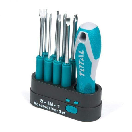 Total Screwdrivers Total 9 Pieces Interchangeable Screwdriver Set - THT250906