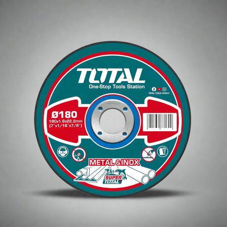 Total Grinding & Cutting Wheels Total Abrasive Metal Cutting Disc 180x1.6mm - TAC2161801