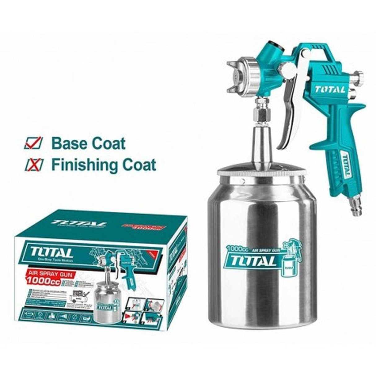 Total Spray Gun Total Air Spray Gun 1000cc - TAT11001