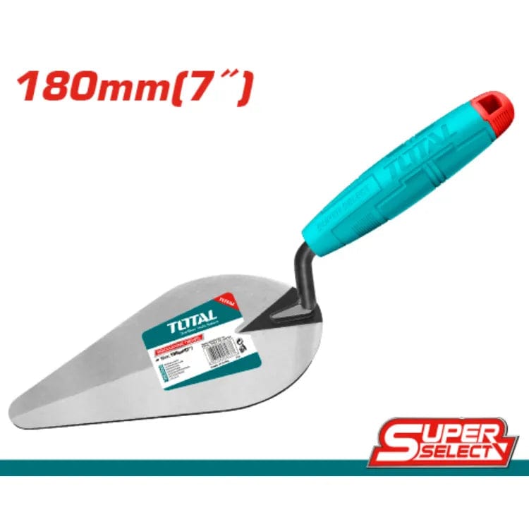 Total Specialty Hand Tools Total Bricklaying Trowel(plastic handle) 7''/180mm - THT827125