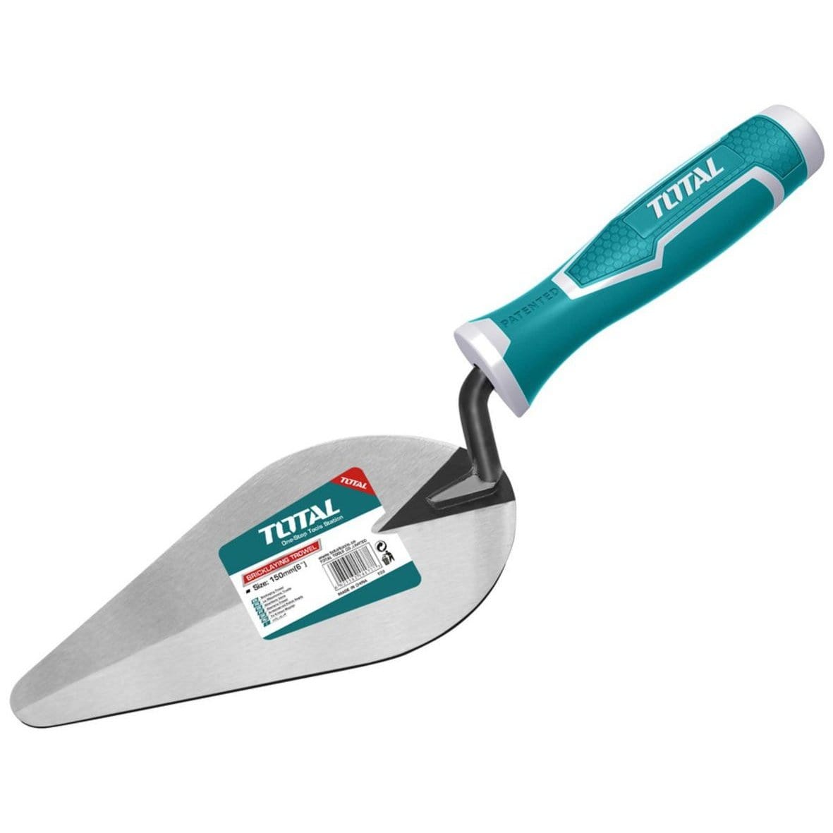 Total Specialty Hand Tools Total Bricklaying Trowel(plastic handle) 8'' - THT828125