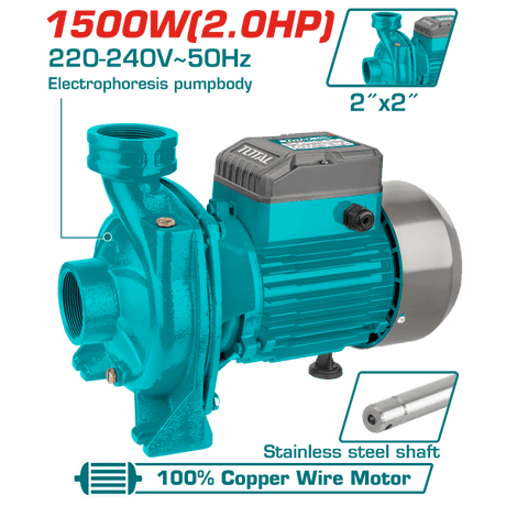 Total Centrifugal Pumps Total Centrifugal Pump 1500W 2.0HP - TWP2150026