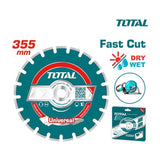 Total Grinding & Cutting Wheels Total Diamond Disc For Asphalt & Concrete 14'' - TAC2113551